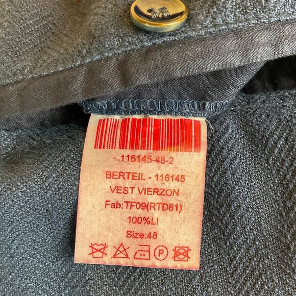 Berteil 116145 Shacket, Navy Blue - Size 48 (*EST* US Medium) - Picture 5 of 7